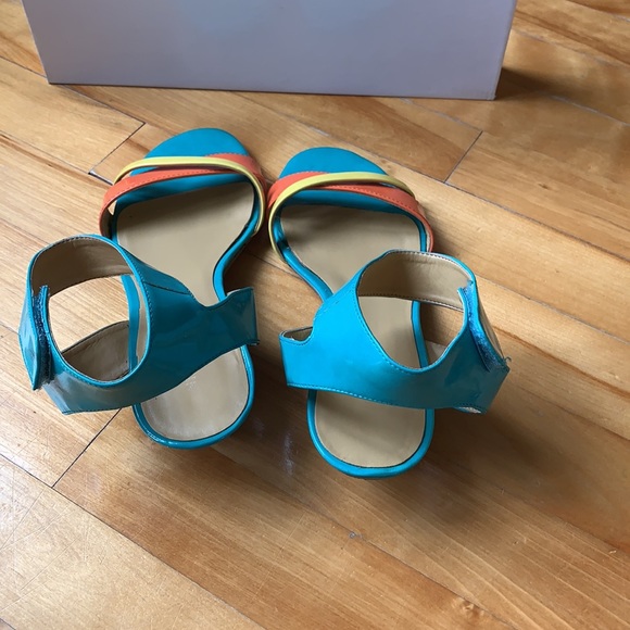Multicolored Nine West Sandals 👞 size 7.5 - Picture 3 of 10